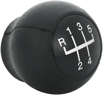 Vauxhall Opel Gear Shift Knob - Black 5-Speed Manual - Compatible with Corsa B/C, Vectra B, Astra G/F