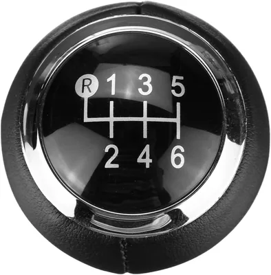 Toyota 6-Speed Gear Shift Knob - Black Leather Chrome Accent - Best Deal