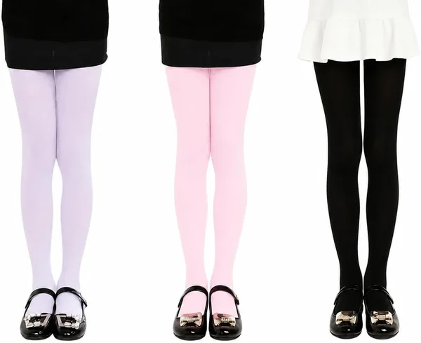 Meia Calça Infantil Fio 40 Toque Suave - Cores Variadas para Ballet e Festas, 2 a 13 Anos
