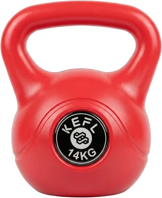 KEFL Vinyl Coated Kettlebell 16kg - Colour Coded
