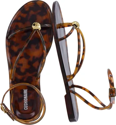 CUSHIONAIRE Vita Jelly Sandals Women's Strappy Sandals - Best Deal
