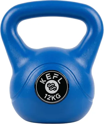 KEFL Vinyl Coated Kettlebell - 12kg
