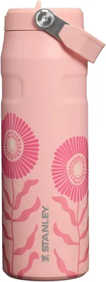 Stanley IceFlow - Botella de Agua Abatible 2.0 de 24 Onzas, Popote Integrado con Apertura Más Grande, Ligero y Resistente al Impacto