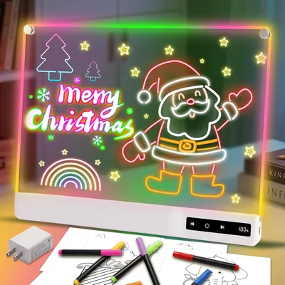 LED Acrylic Note Board: 8 RGB Colors & Dynamic Modes - Best Deal