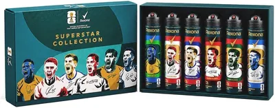 Rexona FIFA World Cup 2026™ Superstar Collection Geschenkset, Antitranspirant Deodorant-Spray für Männer, 72 Stunden Schutz