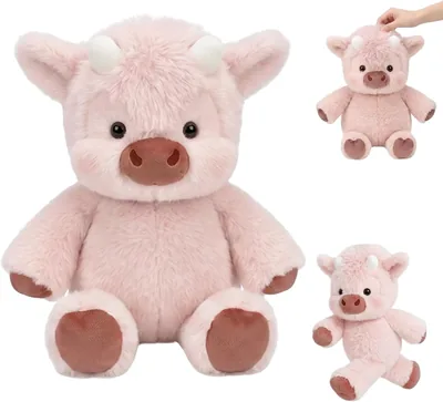 Peluche Cow Soft, Vacca Highland Plush, Correndo Peluche, Cartoon Corridente, Pupazzo Calf che Corre, P-Eluche Calf Corsa