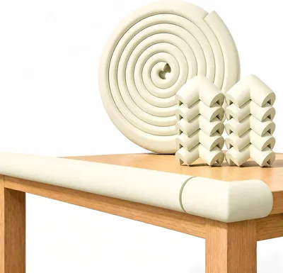 Protectores de Bordes y Esquinas JDF3CISH para Muebles Infantiles | Parachoques Adhesivos a Prueba de Niños