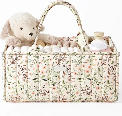 Floral Diaper Caddy Organizer - Best Deal