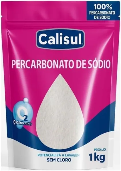 Percarbonato de Sódio 1kg - 100% Puro - Tira Manchas em Pó Sem Cloro, Seguro para Roupas Brancas e Coloridas, Limpeza Doméstica - Best Deal