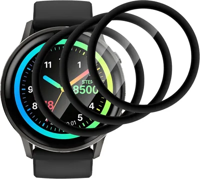 IQShield Skärmskydd för Garmin Venu 4 45 mm - Högupplost härdat glas, Repskydd, 3D-heltäckande skydd, Beröringskänsligt, Anti-