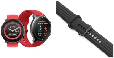 Ryze Flex Smart Watch Upgrade Bundle Red Blue with 3 Colour Straps Best Deal
