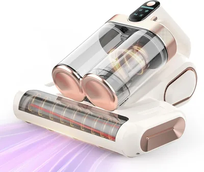 Bed Mattress Vacuum Cleaner Cordless 16Kpa Handheld UV-C Light & HEPA Filter