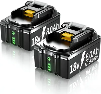 2x 18V 8000 mAh/8.0 Ah BL1830 Ersatzakku für Makita 18V Li-ion