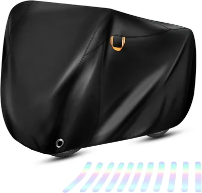 Funda de Bicicleta Exterior Impermeable 210D con Pegatinas Luminosa