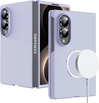 Lemxiee Custodia in Acrilico con Copertina Magnetica per Samsung Galaxy Z Fold 8, Compatibile con MagSafe - Sconto del 16%