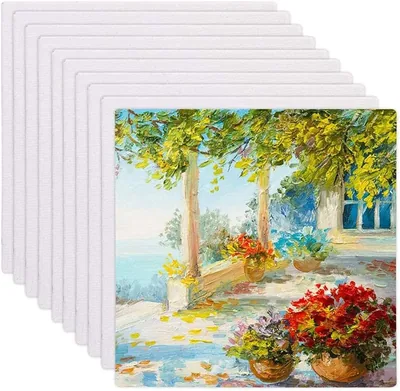 10PCS Canvas Panels for Painting - Creative Blank Boards, Kids Art Set