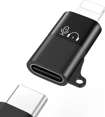 MoKo för DJI Mic Mini USB C till Lightning Telefon Adaptare - Lightning till USB-C Ljudadapter för iPhone 14/13/12/11/Apple EarPods