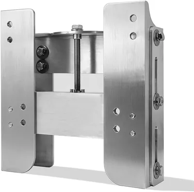 MAIOLYN 10cm Bakmont Jackplats Manual Läggd Övervaring Transom Justerbar Jackplats för Utvecklingsmotor, Upgradat Manuell Jackplats