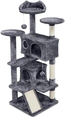 Topika Cat Tree Tower, Scratching Post & Play House - Best Deal