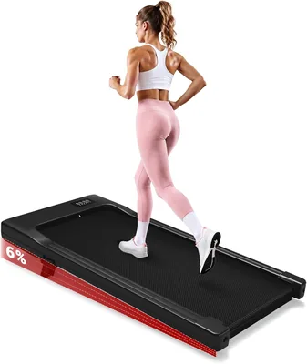 Tapis Roulant Superun Elettrico Salva Spazio con Inclinazione 6%, 2.5 CV, 1-6 km/h — Best Deal