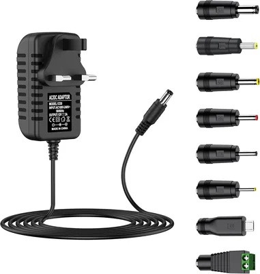 12V 3A Power Supply Cable Adapter - 36W, Compatible with CCTV & LED Lights - Save 10% Off