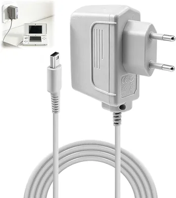 Cargador para Nintendo 3DS Consola de Potencia Suministro 4.6V 900mA 1.2m | Cargador Portátil Compatible con Nintendo 3DS XL/New 3DS/2DS/