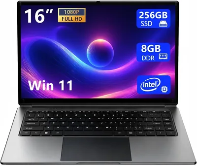 16 Inch Laptop 8GB DDR 256GB SSD Best Deal