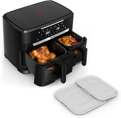 Tefal Ingenio Dual XXL Air Fryer - 11L Black Best Deal