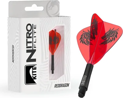 RED DRAGON Darts - Nitro Flite Flugsystem mit integrierten Pfeilen - 83% Rabatt