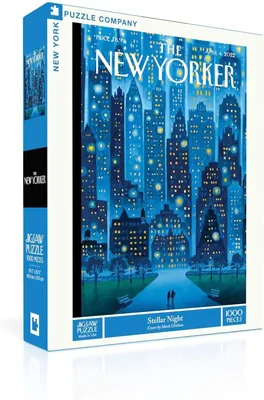 New York Puzzle Co. - New Yorker Stellar Night - 1000pc Puzzle - Family Fun