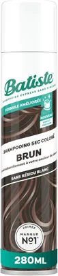 Batiste Dry Shampoo Brun - Grand format - Rafraîchit les cheveux sans résidu blanc - 280 ml Best Deal