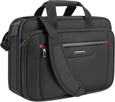 VANKEAN Laptop Briefcase Fits 15.6-17.3 Inch Business Bag, Water-Repellent