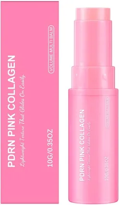 Bálsamo Multifunción con Colágeno Rosa - Volumen y Hidratación Antiarrugas