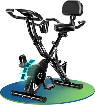 Fitnessplus Folding Exercise Bike - 16 Level Resistance