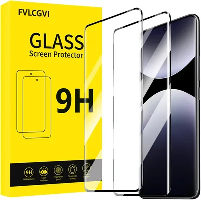 FVLCGVI Zestaw 3 sztuk, szkło hartowane do Xiaomi Redmi Note 14 Pro 5G/Redmi Note 14 Pro+ Plus 5G, pełne pokrycie, twardość 9