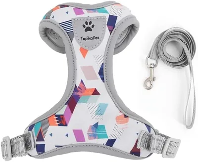 Topika Escape Proof Cat Harness & Leash Set - Adjustable Soft Fabric