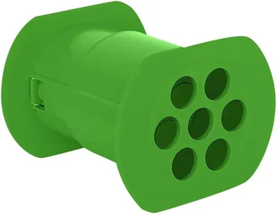 Manuell Wurstpresse, 7-Fach Hotdog-Mould, Cevapcici-Maschine mit Ergonomischem Kolben, Handgehäuse zum Füllen von Fleisch