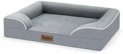 Orthopedic Dog Bed, Waterproof Sofa Bed with Bolsters - Best Deal