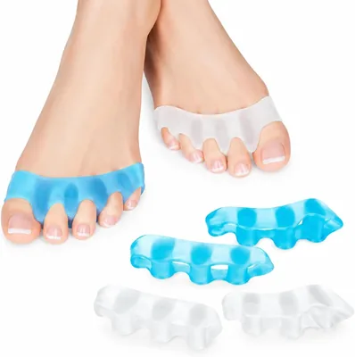 ALLY-MAGIC Toe Separators for Hallux Valgus Correction - Pack of 4