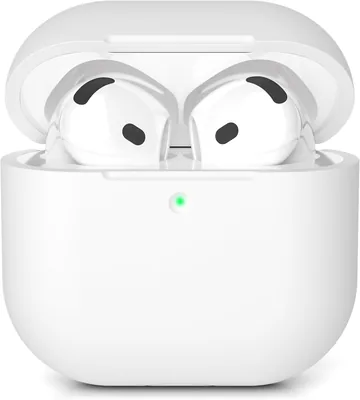 AOTUAO AirPods 4 Case, Shockproof Silicone Cover