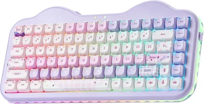 YUNZII C75 Klawiatura mechaniczna 20% Off - Fioletowy, Candy Linear Switch, 75% Layout