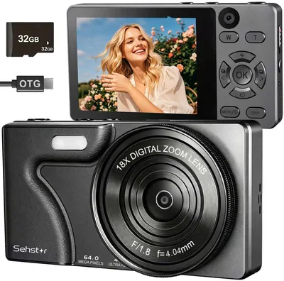 4K 64MP Digital Camera 13% Off