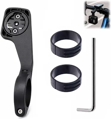 UZYXC Uchwyt na rower komputerowy - Kompatybilny z Garmin, XOSS, iGPSPORT, 31.8mm, Klucz Imbusowy