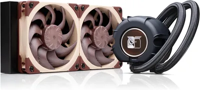 Noctua NL-LC1-24 240mm Silent All-in-One Varmtföring (AIO) för AMD AM5 och Intel LGA1851/LGA1700, Black/Brown/Beige - Best Price