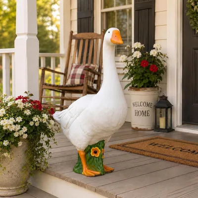 6/11/14/23 Inch Resin Goose Statue Best Deal
