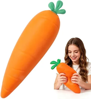 13in Giant Carrot Squishy Stress Ball - 38% Off