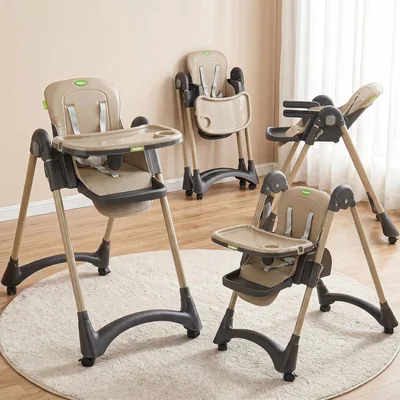 BAYBEE High Chair 6-18 Months | Adjustable Feeding Chair with Foldable Design