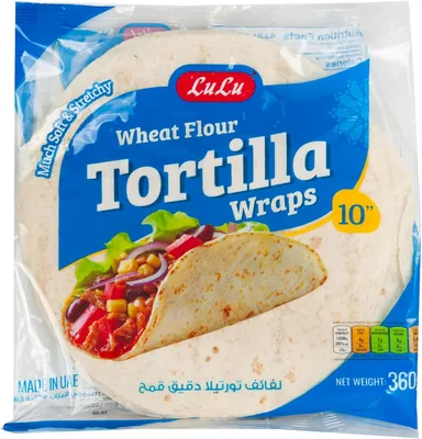 LuLu Tortilla Wraps 10" (6 pcs) 360g - 76% Off