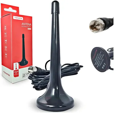Antena TV Digital MTV-3015 Interna - Captura Sinais VHF, UHF, FM e HDTV Digital