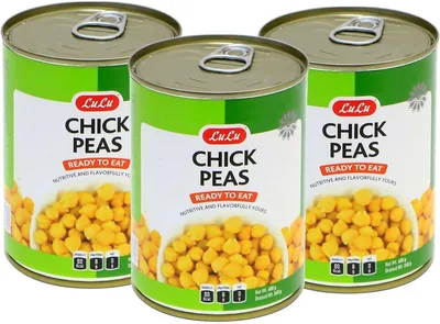 LuLu Ready To Eat Chick Peas, 3 x 400 g | 53% Off